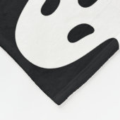 Halloween Ghost Spooky Nahtloses Muster Fleecedecke (Ecke)