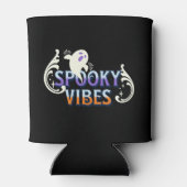 Halloween Ghost Spooky Vibes Typografy Letting Dosenkühler (Rückseite)