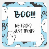 Halloween Ghost Sticker (Vorderseite)