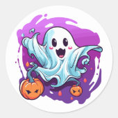 Halloween Ghost Stickers (Vorderseite)