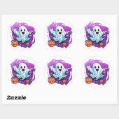 Halloween Ghost Stickers (Blatt)