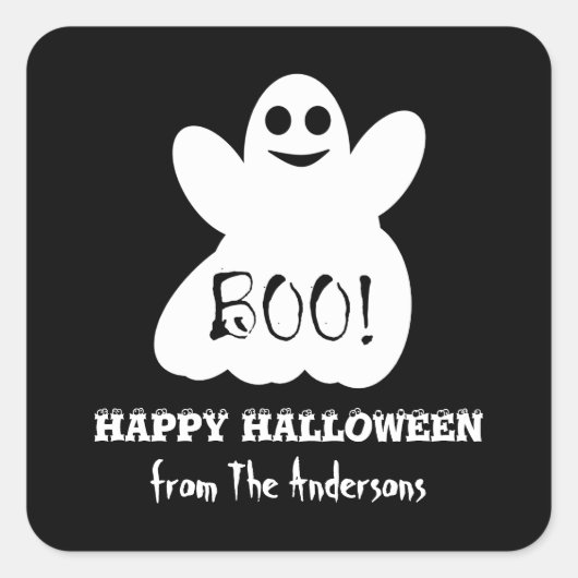 Halloween Ghost Stickers (Vorderseite)