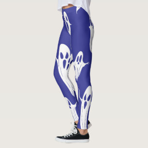 Halloween Ghost Stoff Design von Jessica auf Leggings