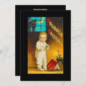 Halloween Ghost Storys Einladung (Vorne/Hinten)