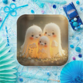 Halloween Ghost-Süssen Pappteller (Party)