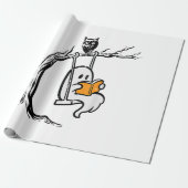 Halloween Ghost Swing Reading Geschenkpapier (Ungerollt)