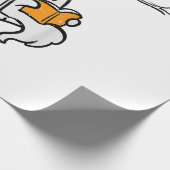 Halloween Ghost Swing Reading Geschenkpapier (Ecke)