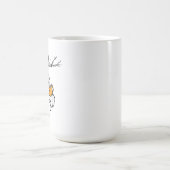 Halloween Ghost Swing Reading Kaffeetasse (Mittel)