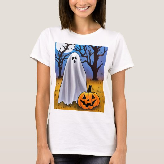 Halloween Ghost T-Shirt (Vorderseite)