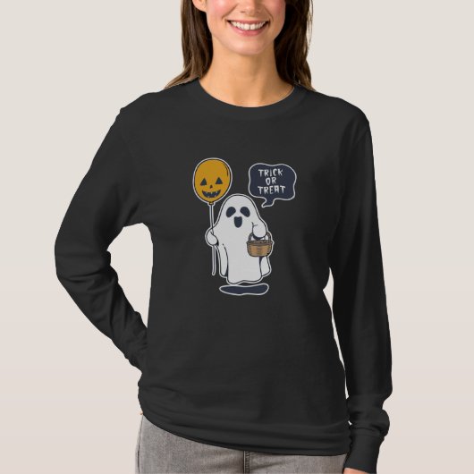 Halloween Ghost T-Shirt (Vorderseite)