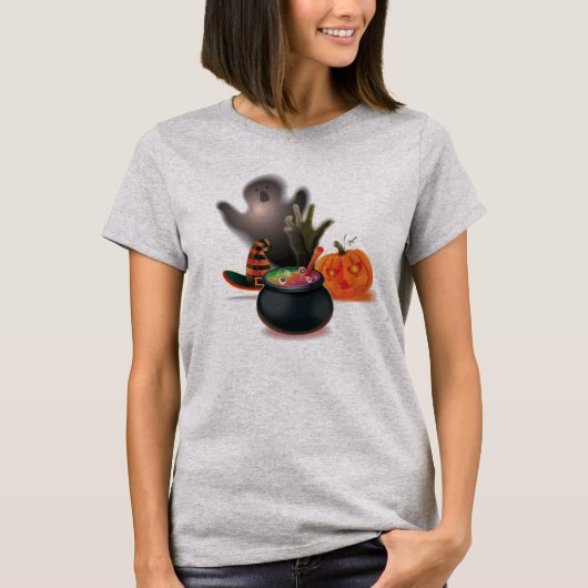Halloween Ghost T-Shirt (Vorderseite)
