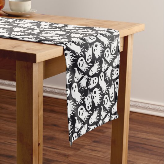 Halloween Ghost Table Runner Kurzer Tischläufer (Beispiel)
