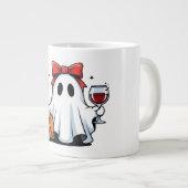 Halloween Ghost-Tasse Jumbo-Tasse (Vorderseite Rechts)