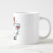 Halloween Ghost-Tasse Jumbo-Tasse (Rechts)