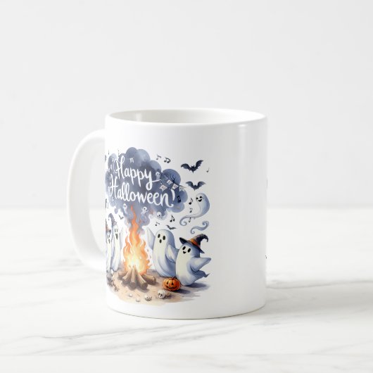 Halloween Ghost-Tasse Kaffeetasse (Vorderseite Links)