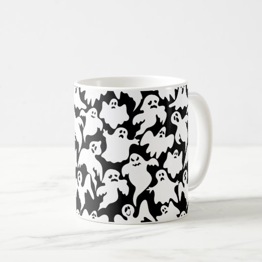 Halloween Ghost-Tasse Kaffeetasse (VorderseiteRechts)