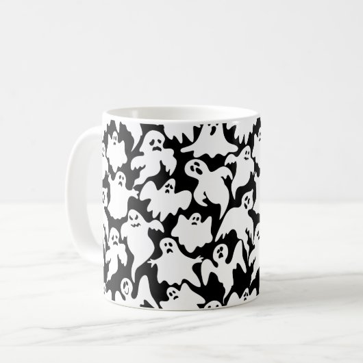 Halloween Ghost-Tasse Kaffeetasse (Vorderseite Links)