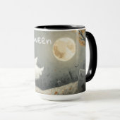 Halloween Ghost-Tasse | Spooker Kaffee-Cup Tasse (VorderseiteRechts)