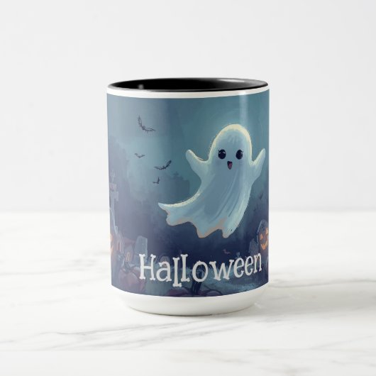Halloween Ghost-Tasse | Spooker Kaffee-Cup | Tasse (Zentrum)
