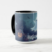 Halloween Ghost-Tasse | Spooker Kaffee-Cup | Tasse (Vorderseite Links)