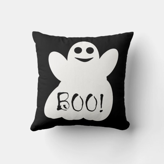 Halloween Ghost Throw Kissen (Rückseite)