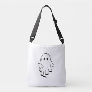 Halloween Ghost Tote Bag mit festem Bootdesign Tragetaschen Mit Langen Trägern