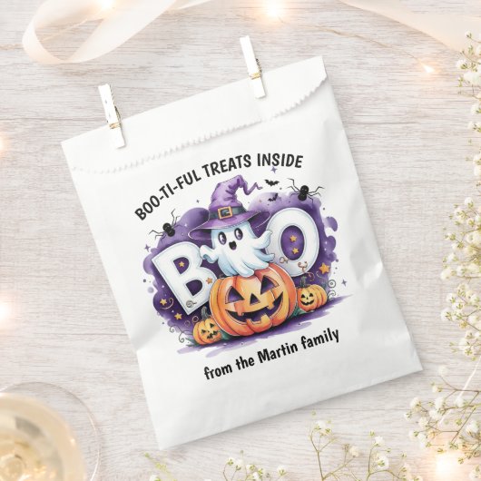 Halloween Ghost Trick oder Treat Geschenktütchen (Ausgeschnitten)