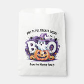 Halloween Ghost Trick oder Treat Geschenktütchen (Vorderseite)