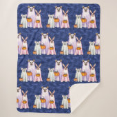 Halloween Ghost Trio der Waldfreunde Sherpadecke (Vorderseite)