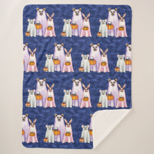 Halloween Ghost Trio der Waldfreunde Sherpadecke