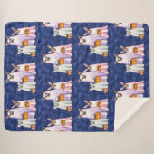 Halloween Ghost Trio der Waldfreunde Sherpadecke (Vorderseite (Horizontal))