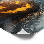 Halloween Ghost und Black Cat Poster (Ecke)