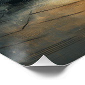 Halloween Ghost und Cat-Begegnung Poster (Ecke)