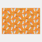 Halloween Ghost und Confetti Geschenkpapier Set (Vorderseite 3)