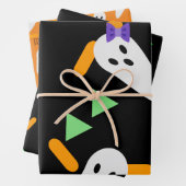 Halloween Ghost und Confetti Geschenkpapier Set (Beispiel)