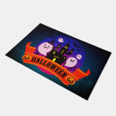 Halloween Ghost und Fleet Doormat Fußmatte (Schrägansicht)
