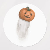 Halloween Ghost und Pumpkin Aufkleber Set (Design 1)