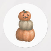Halloween Ghost und Pumpkin Aufkleber Set (Design 2)