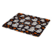 Halloween Ghost und Pumpkin Cutting Board Schneidebrett (Ecke)