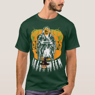 Halloween Ghost und Pumpkin Happy Sprichwort Trick T-Shirt