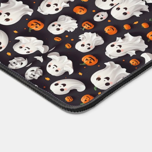 Halloween Ghost und Pumpkins Desk Mat Schreibtischunterlage (Ecke)
