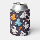 Halloween Ghost und Pumpkins Dosenkühler (Kanne Rückseite)