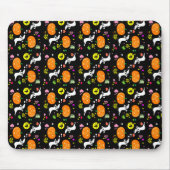 Halloween Ghost und Pumpkins Mousepad (Vorne)