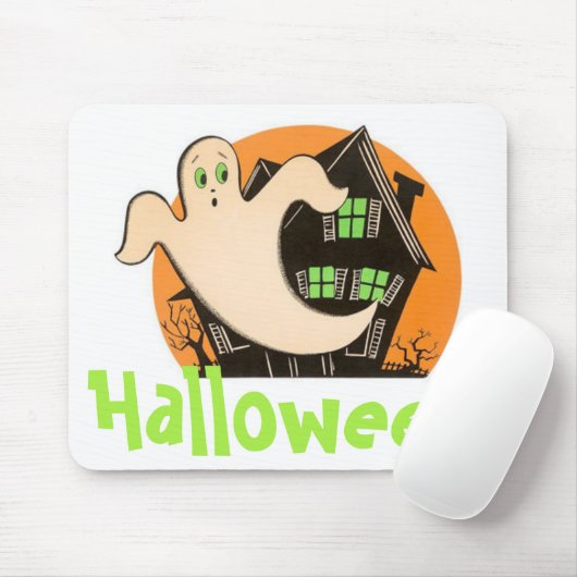 Halloween Ghost und Spuk Haus Mousepad (Mit Mouse)