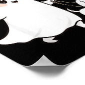 Halloween Ghost Walking Dog Soky Season Halloween Poster (Ecke)