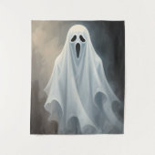 Halloween Ghost Wandteppich (Vorderseite)