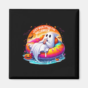 Halloween Ghost Warten Pool Float Fun Pumpkin Magnet