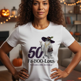 Halloween Ghost Women's Fabelous 50. Geburtstag T-Shirt