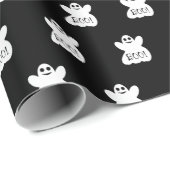 Halloween Ghost Wrapping Paper Geschenkpapier (Rolleneckpunkt)