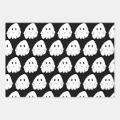 Halloween Ghost Wrapping Paper Geschenkpapier Set (Vorderseite 3)